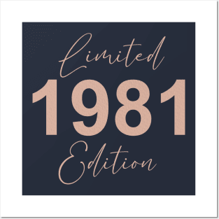 Limited 1981 Edition 40th Birthday Gift 2021 Posters and Art